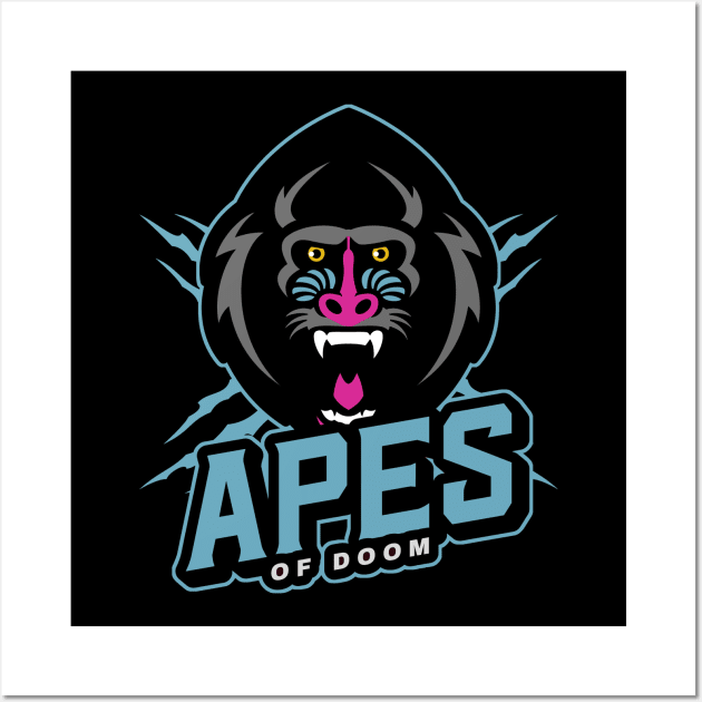 Apes of Doom Wall Art by Dead Presidents Studio